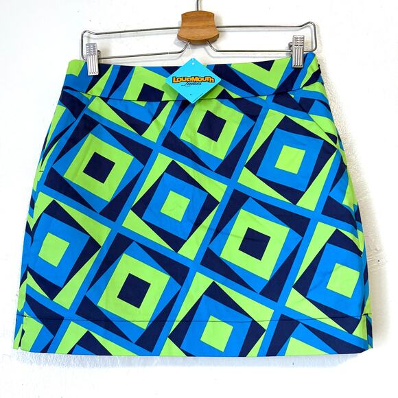 Loudmouth Pants - Loudmouth Ladies NWT Fairway Island Green Classic Golf Skort Size 4